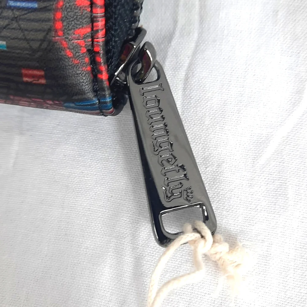 Loungefly Spiderman Spiderverse Lenticular Glow in The Dark Wallet Zip Around - Picture 7 of 11